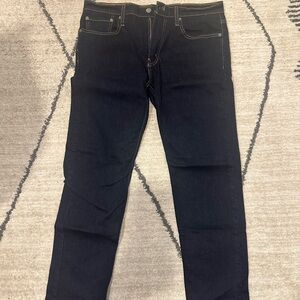 Levi's Men's Dark Blue Straight Jeans